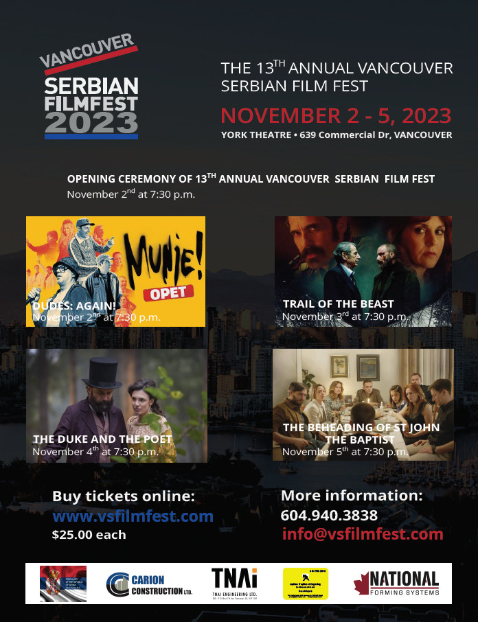 13 Annual Vancouver Serbian FilmFest